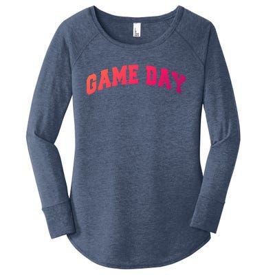 Varsity Game Day Great Gift Women's Perfect Tri Tunic Long Sleeve Shirt