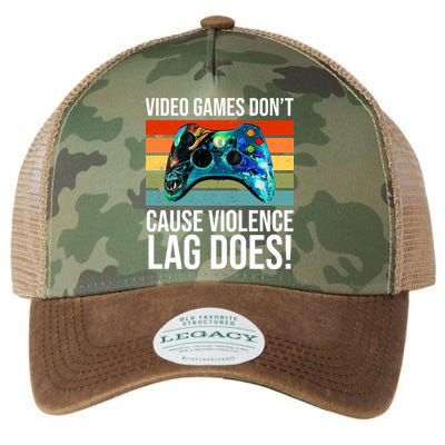 Video Games Don't Cause Violence Lag Does Legacy Tie Dye Trucker Hat
