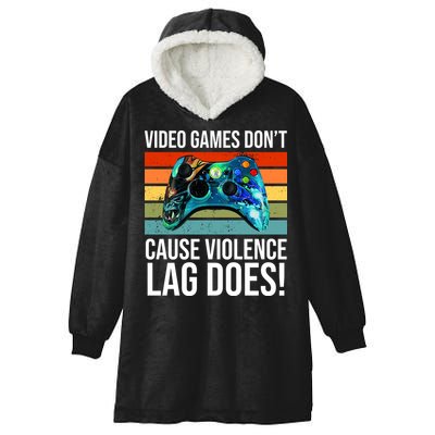 Video Games Don't Cause Violence Lag Does Hooded Wearable Blanket