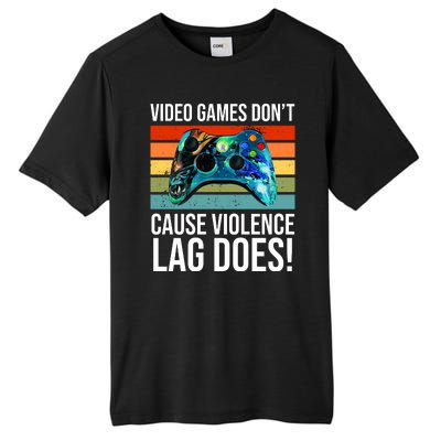 Video Games Don't Cause Violence Lag Does Tall Fusion ChromaSoft Performance T-Shirt