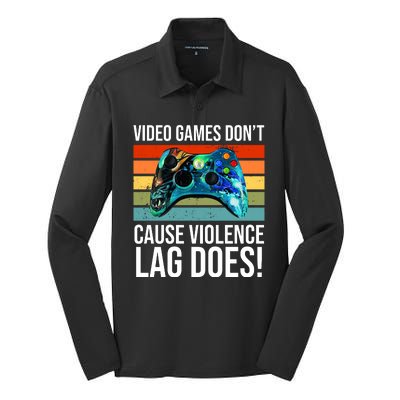 Video Games Don't Cause Violence Lag Does Silk Touch Performance Long Sleeve Polo