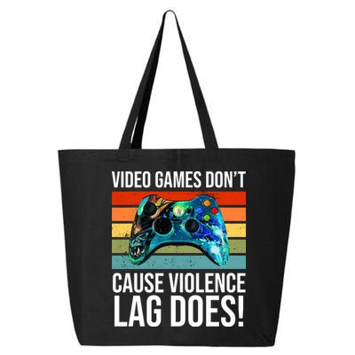 Video Games Don't Cause Violence Lag Does 25L Jumbo Tote