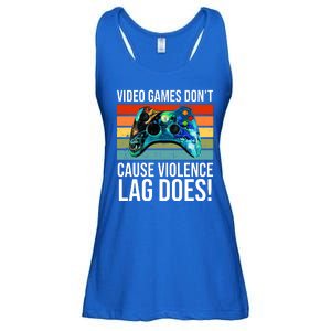 Video Games Don't Cause Violence Lag Does Ladies Essential Flowy Tank