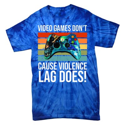 Video Games Don't Cause Violence Lag Does Tie-Dye T-Shirt