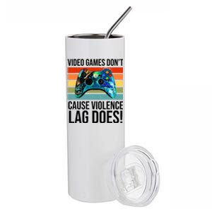 Video Games Don't Cause Violence Lag Does Stainless Steel Tumbler