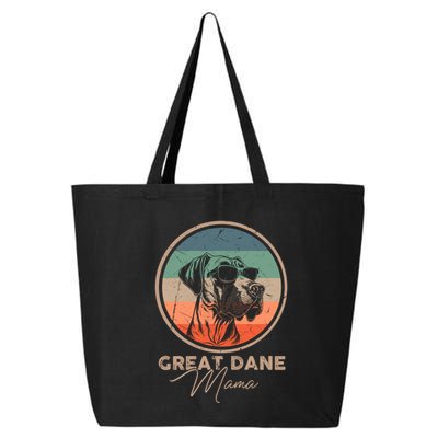Vintage Great Dane Puppy Mom Dog Mama Lover Paw Gift 25L Jumbo Tote
