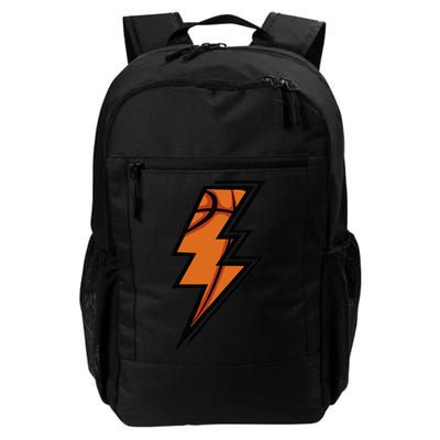 Vintage Game Day Basketball Lightning Bolt Team Sport Backpack
