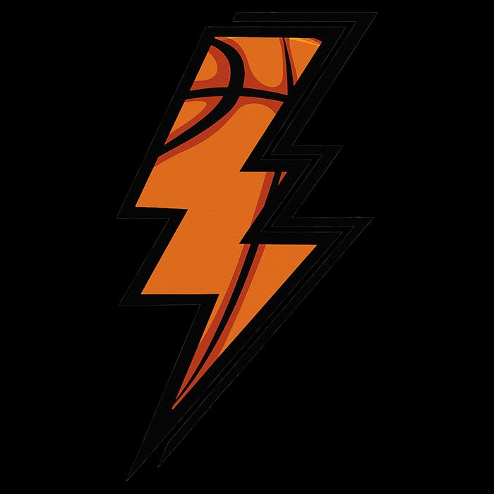 Vintage Game Day Basketball Lightning Bolt Team Sport Toddler T-Shirt