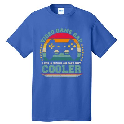 Video Game Dad Like A Regular Dad But Cooler Fathers Day Gift Tall T-Shirt