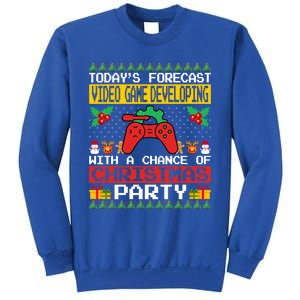 Video Game Developing Christmas Party Video Gamer Xmas Funny Gift Sweatshirt