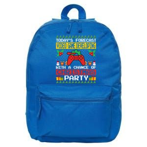 Video Game Developing Christmas Party Video Gamer Xmas Funny Gift 16 in Basic Backpack