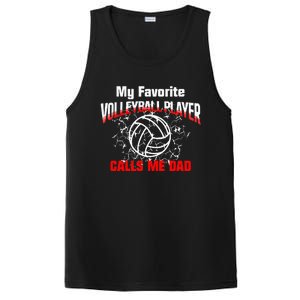 Volleyball Gift Dad My Favorite Volleyball Player Calls Me Dad PosiCharge Competitor Tank