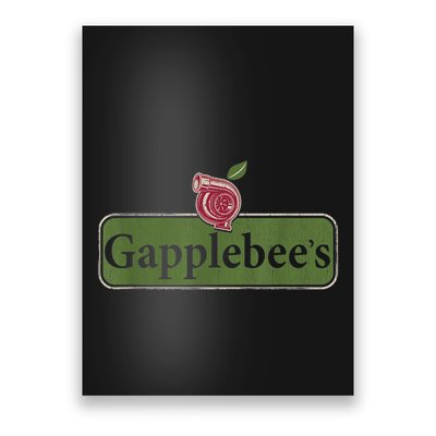 Vintage Gapplebees Drag Racing Tees Funny Car Guy Poster