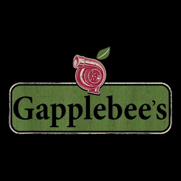 Vintage Gapplebees Drag Racing Tees Funny Car Guy Womens T-Shirt