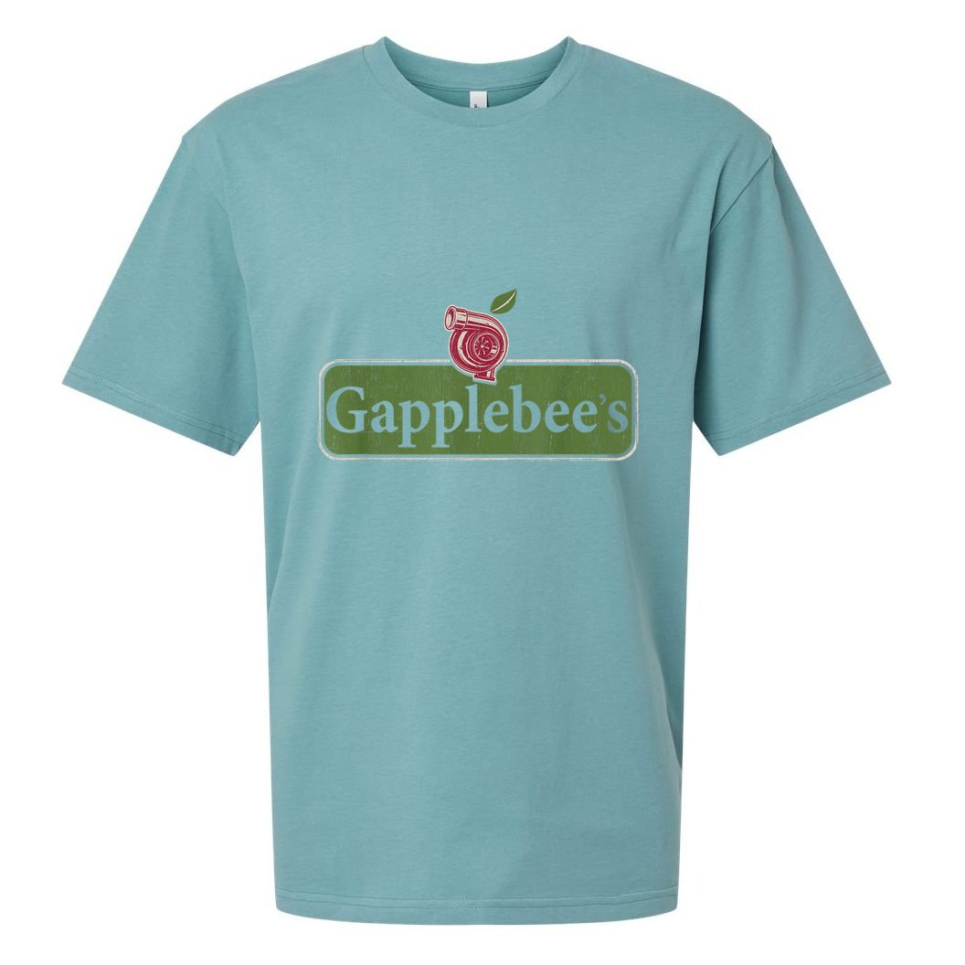 Vintage Gapplebees Drag Racing Tees Funny Car Guy Sueded Cloud Jersey T-Shirt