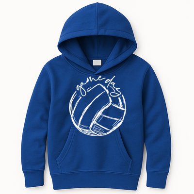 Volleyball Game Day Funny Gift For Volleyball Lovers Gift Kids Hoodie