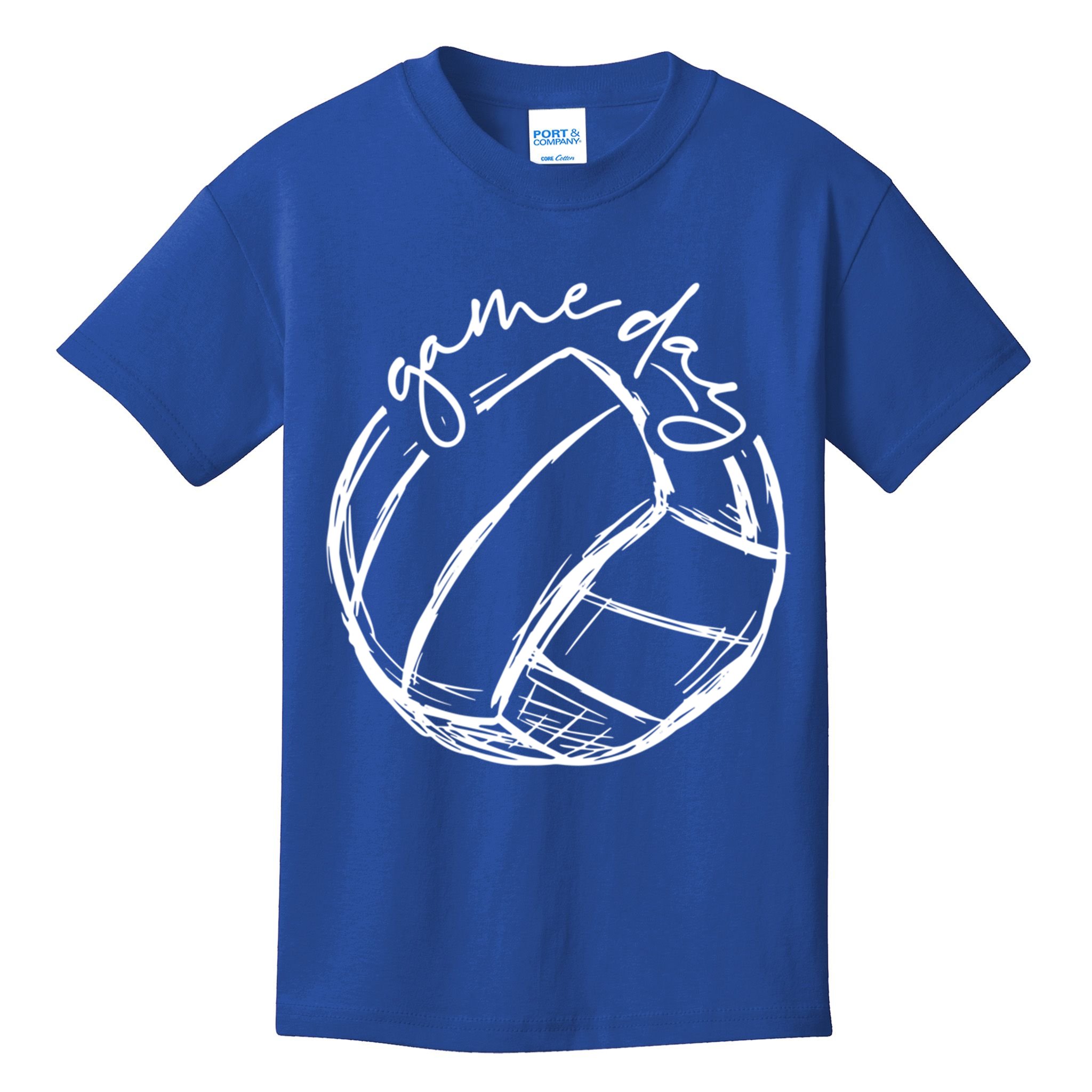Volleyball Game Day Funny Gift For Volleyball Lovers Gift Kids T-Shirt