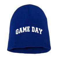 Varsity Game Day Great Gift Short Acrylic Beanie