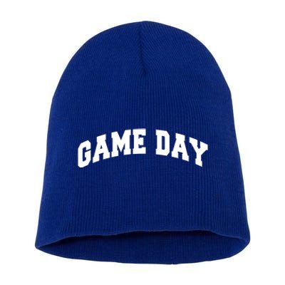 Varsity Game Day Great Gift Short Acrylic Beanie