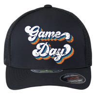 Vintage Game Day Funny Game Day For Flexfit Unipanel Trucker Cap