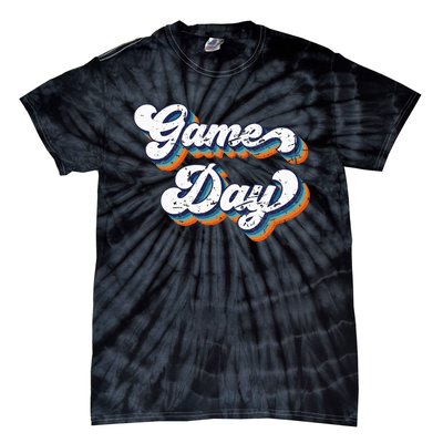 Vintage Game Day Funny Game Day For Tie-Dye T-Shirt