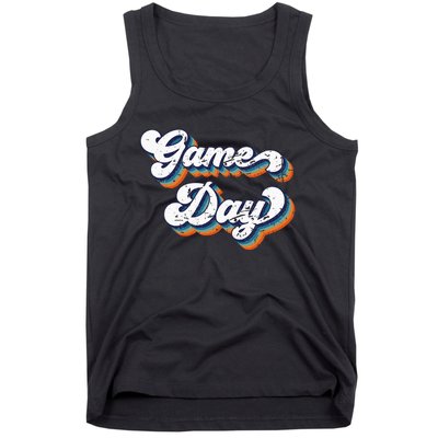 Vintage Game Day Funny Game Day For Tank Top