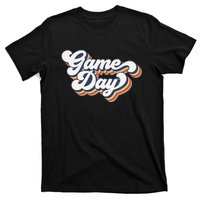 Vintage Game Day Vibes Retro Football Volleyball Soccer Gift T-Shirt