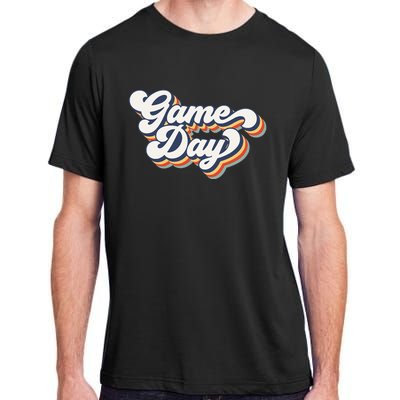 Vintage Game Day Vibes Retro Football Volleyball Soccer Gift Adult ChromaSoft Performance T-Shirt