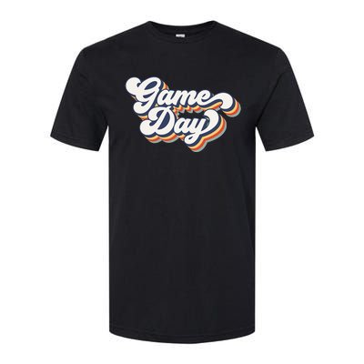 Vintage Game Day Vibes Retro Football Volleyball Soccer Gift Softstyle® CVC T-Shirt