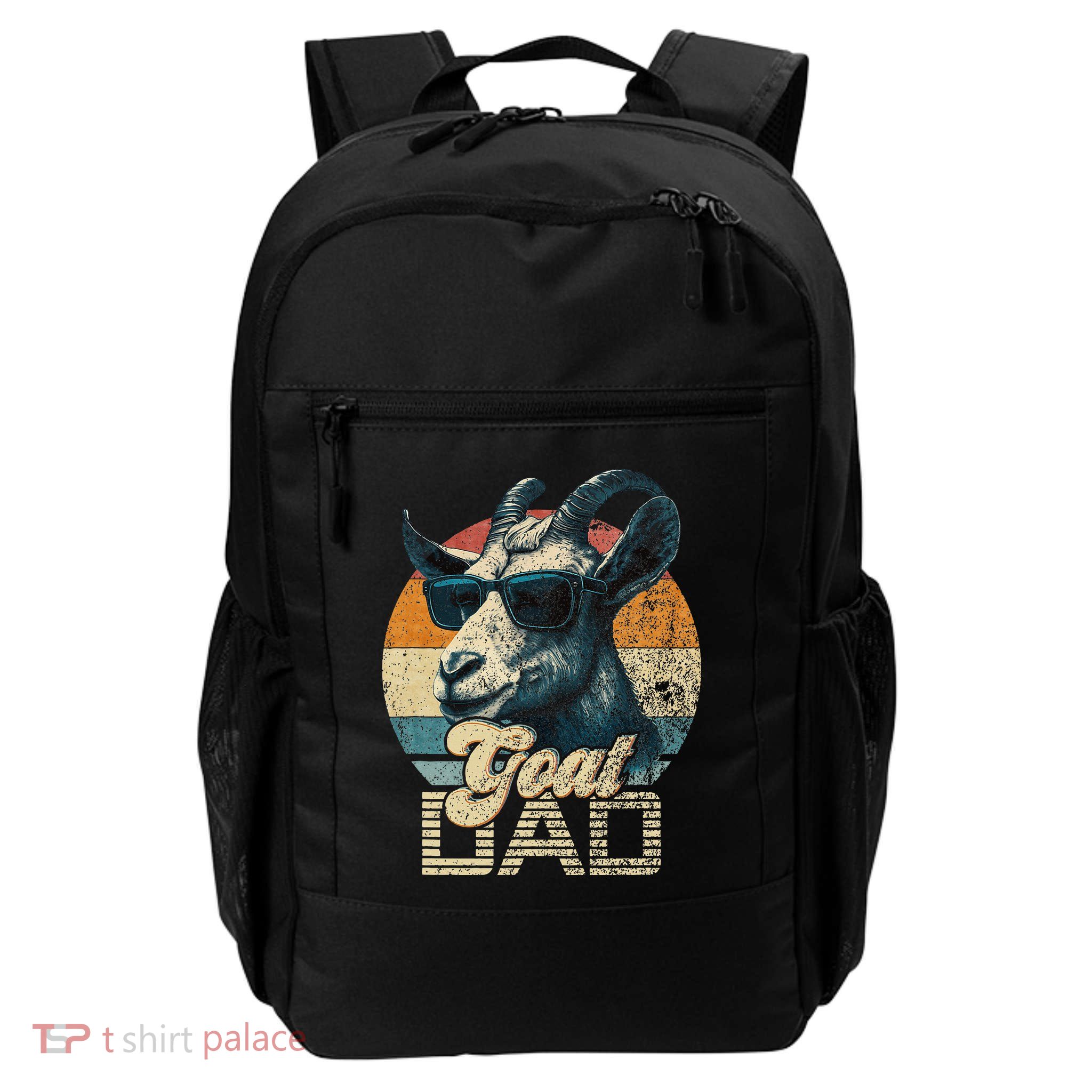 Vintage Goat Dad Best Goat Daddy Backpack