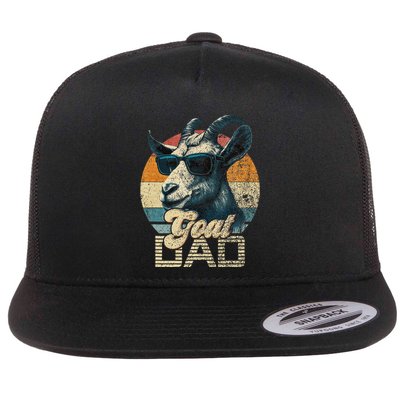 Vintage Goat Dad Best Goat Daddy Flatbill Hat