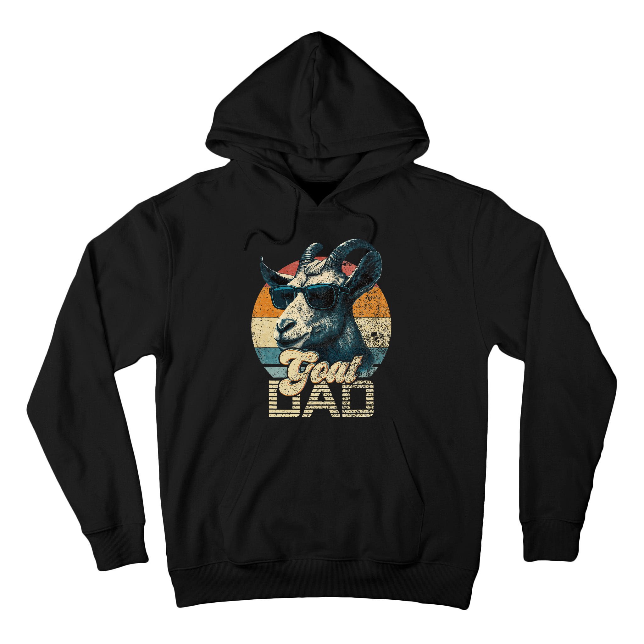 Vintage Goat Dad Best Goat Daddy Tall Hoodie