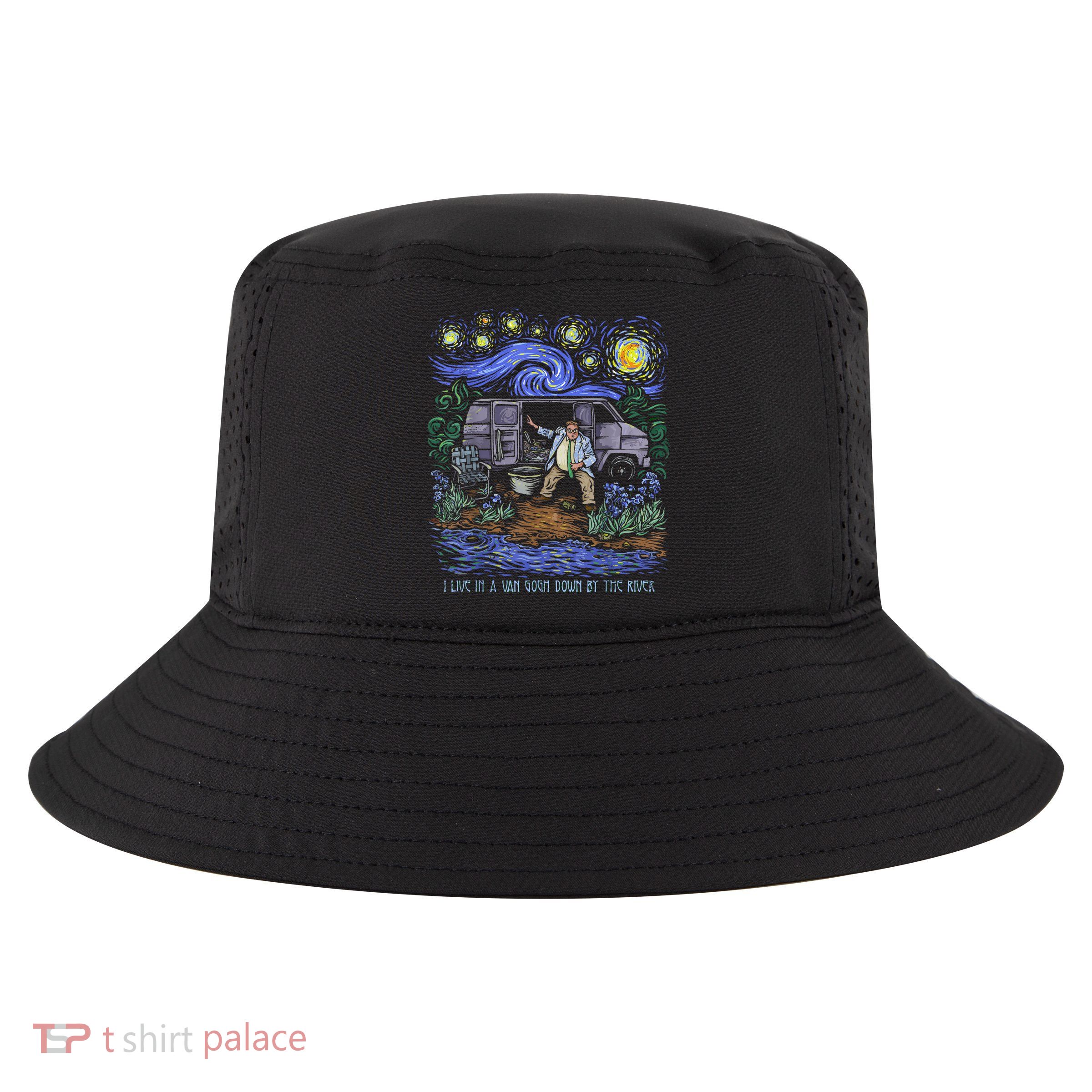 Van Gogh Down By The River Cool Comfort Performance Bucket Hat