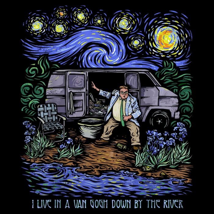 Van Gogh Down By The River Cooling Performance Crew T-Shirt