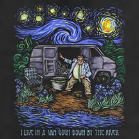 Van Gogh Down By The River Adult Drive Performance Visor