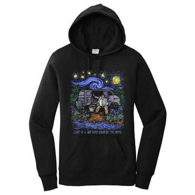 Van Gogh Down By The River Women's Pullover Hoodie