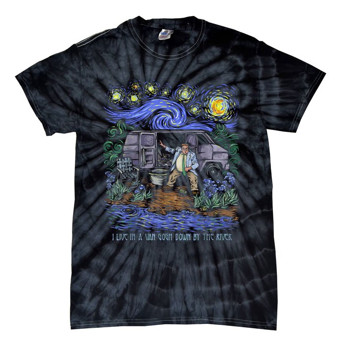 Van Gogh Down By The River Tie-Dye T-Shirt