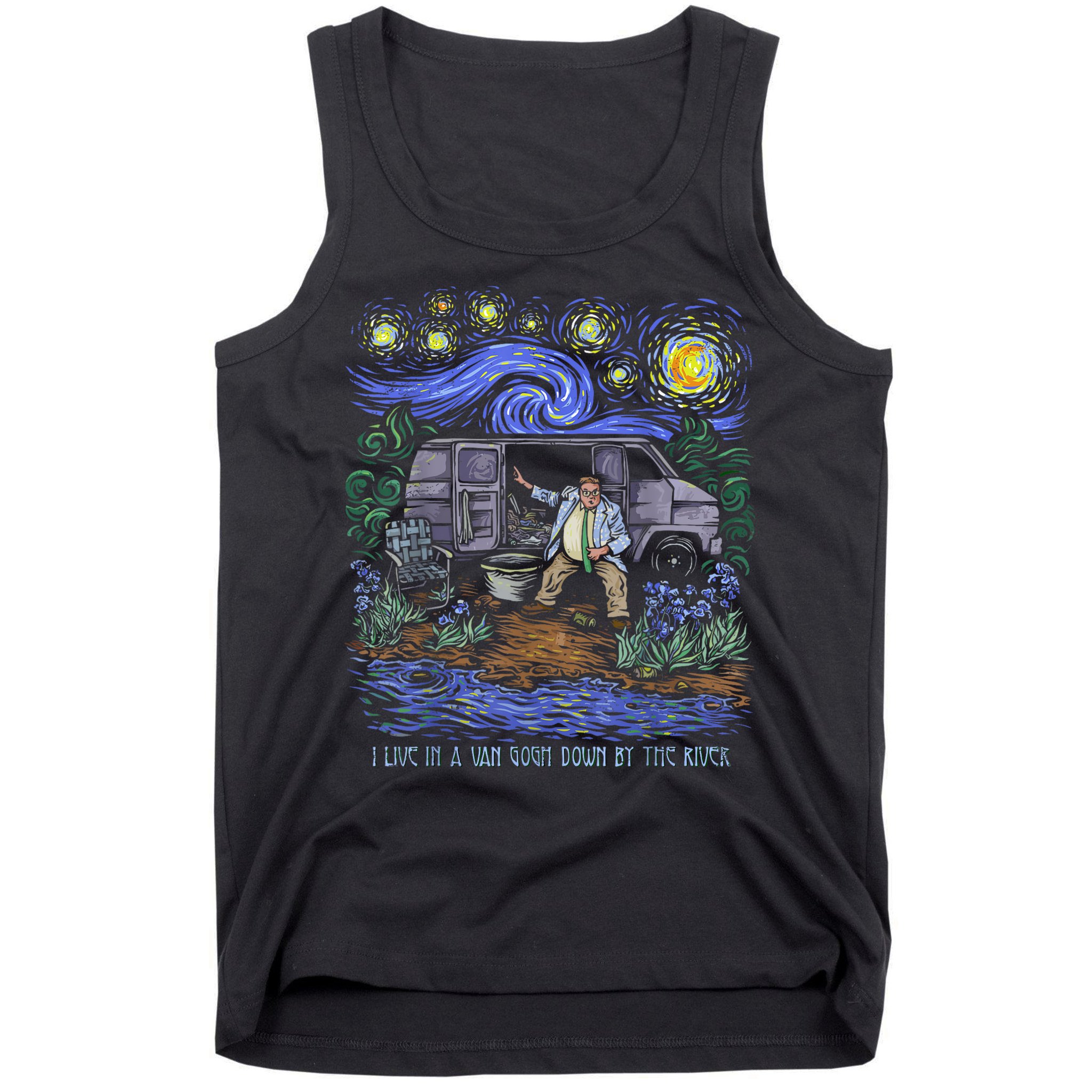 Van Gogh Down By The River Tank Top