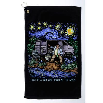Van Gogh Down By The River Golf Towel