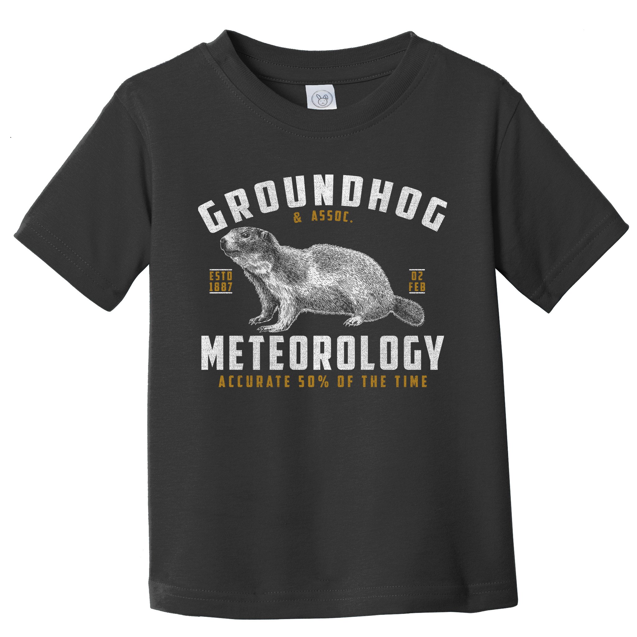 Vintage Groundhog's Day Meterology ESTD 1887 Toddler T-Shirt