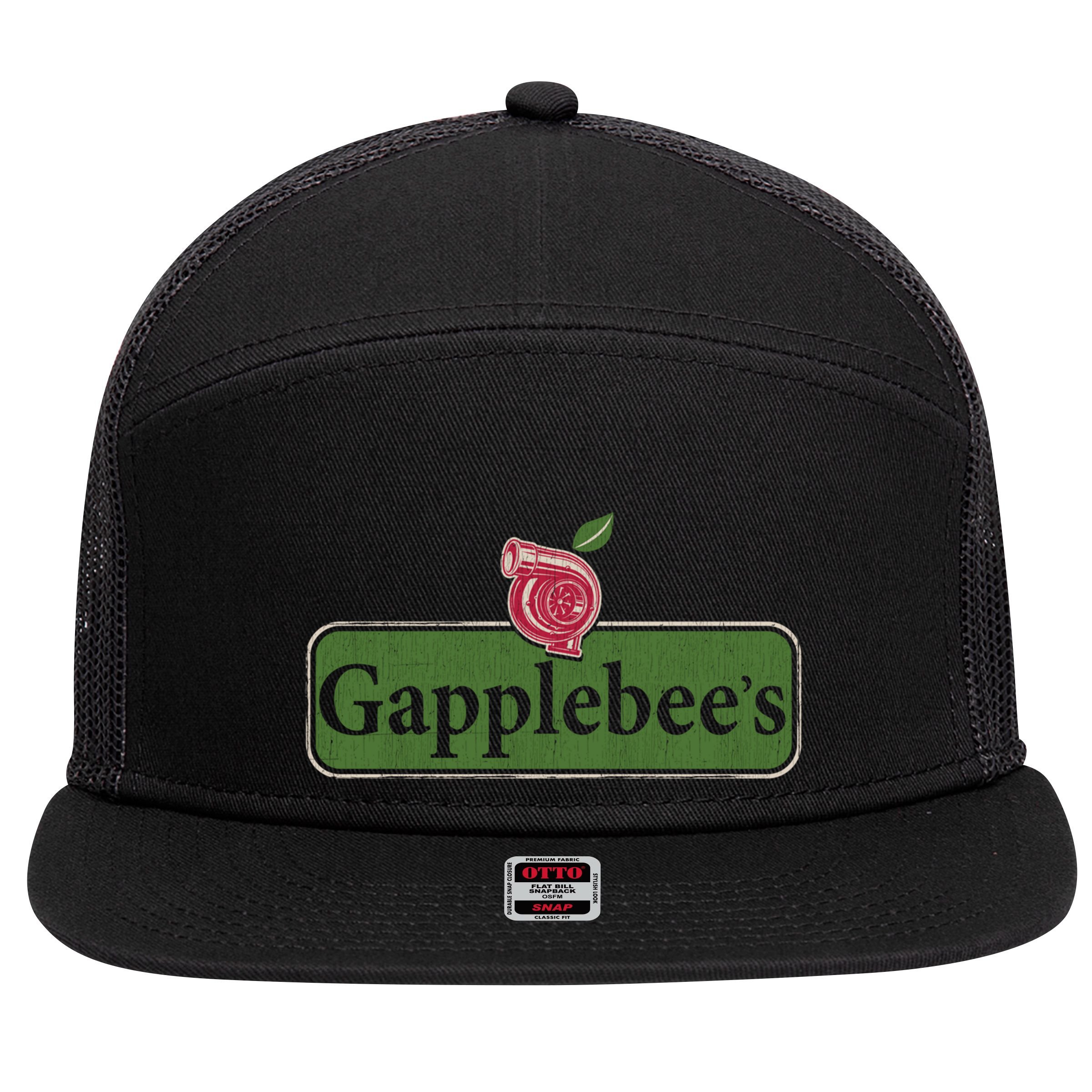 Vintage GapplebeeS Drag Racing Funny Car Guy Great Gift 7 Panel Mesh Trucker Snapback Hat