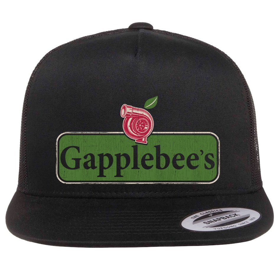 Vintage GapplebeeS Drag Racing Funny Car Guy Great Gift Flat Bill Trucker Hat