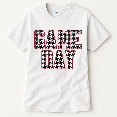Vintage Game Day Houndstooth Alabama American Football Fans Tall T-Shirt