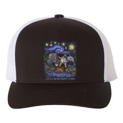 Van Gogh Down By The River Yupoong Adult 5-Panel Trucker Hat