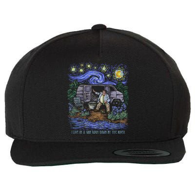 Van Gogh Down By The River Wool Snapback Cap