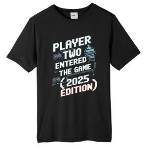 Video Gamer Dad Fathers Day 2025 Player Two Entered The Game Tall Fusion ChromaSoft Performance T-Shirt