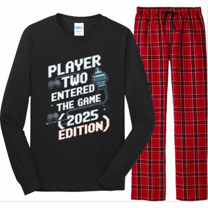 Video Gamer Dad Fathers Day 2025 Player Two Entered The Game Long Sleeve Pajama Set