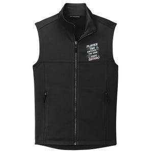 Video Gamer Dad Fathers Day 2025 Player Two Entered The Game Collective Smooth Fleece Vest