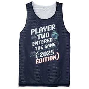 Video Gamer Dad Fathers Day 2025 Player Two Entered The Game Mesh Reversible Basketball Jersey Tank