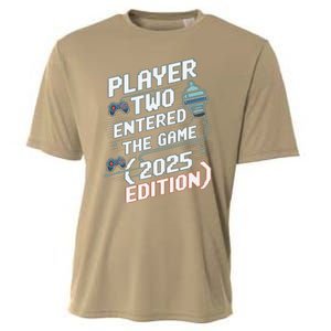 Video Gamer Dad Fathers Day 2025 Player Two Entered The Game Cooling Performance Crew T-Shirt